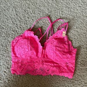 Pink bralette